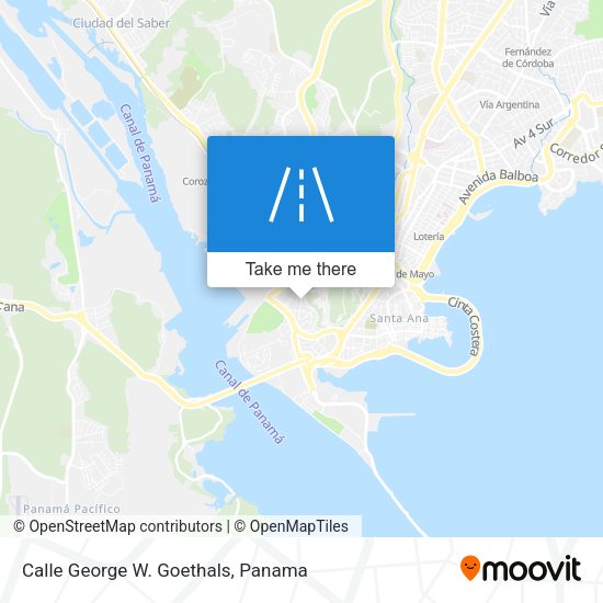 Mapa de Calle George W. Goethals