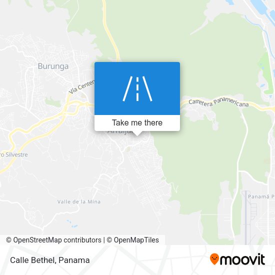 Mapa de Calle Bethel