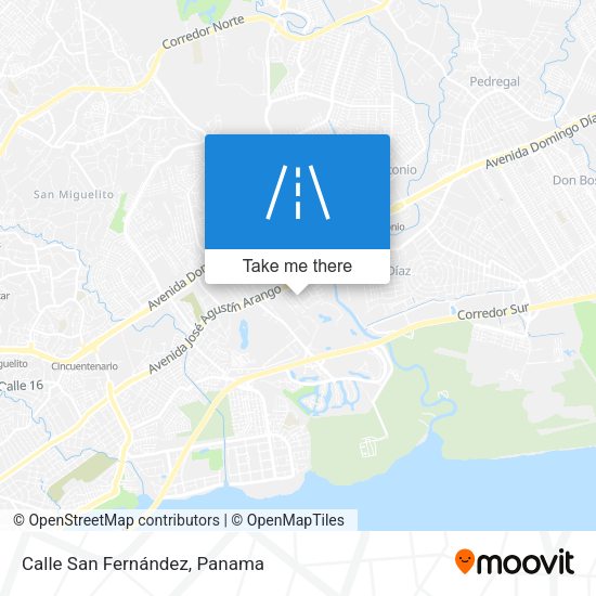 Mapa de Calle San Fernández