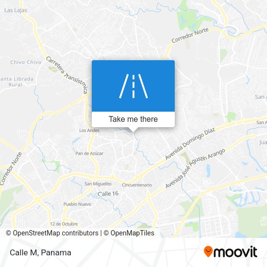 Mapa de Calle M