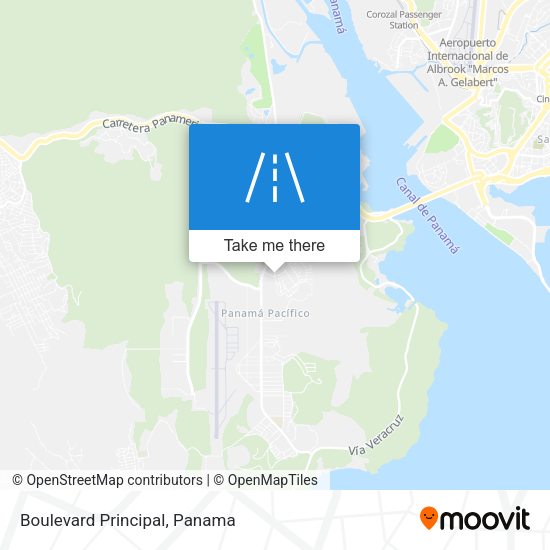 Boulevard Principal map
