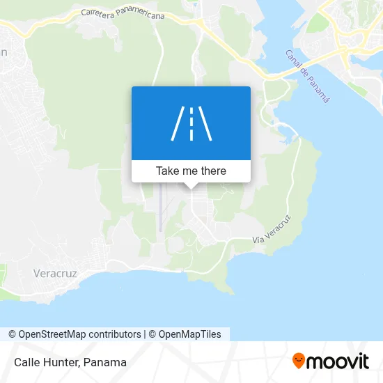 Calle Hunter map