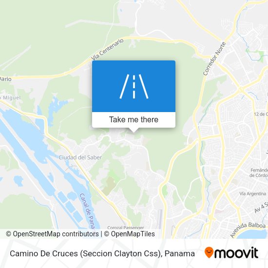 Camino De Cruces (Seccion Clayton Css) map