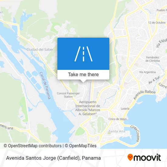 Avenida Santos Jorge (Canfield) map