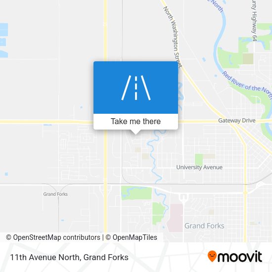 11th Avenue North map