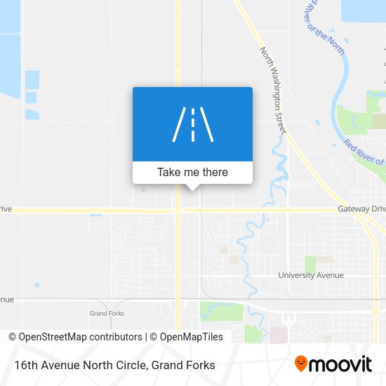 Mapa de 16th Avenue North Circle