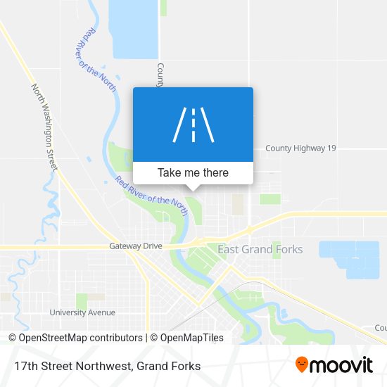 Mapa de 17th Street Northwest