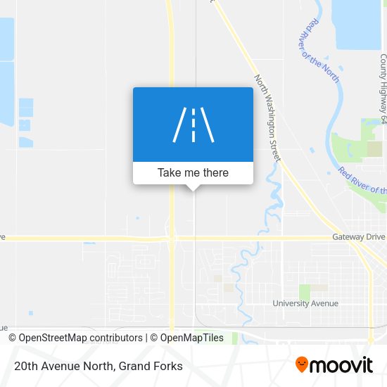 Mapa de 20th Avenue North