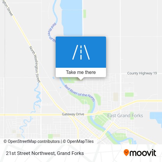 Mapa de 21st Street Northwest