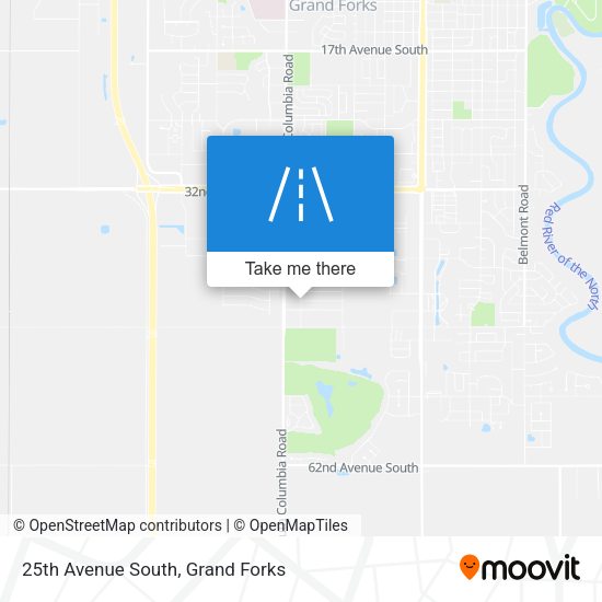 25th Avenue South map