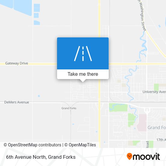 6th Avenue North map