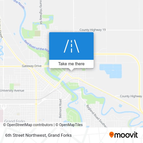 Mapa de 6th Street Northwest