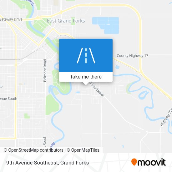 Mapa de 9th Avenue Southeast