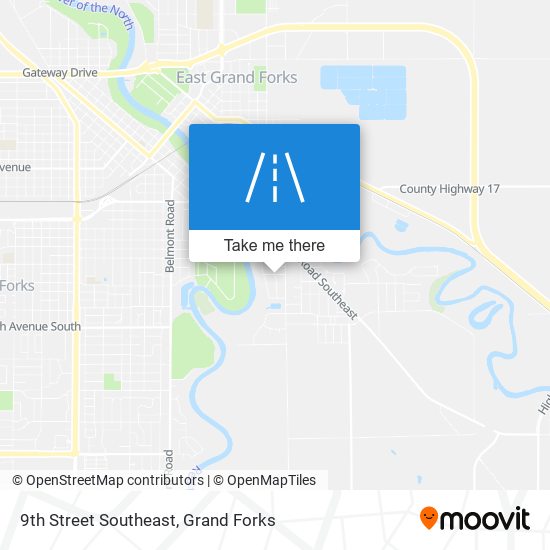 9th Street Southeast map