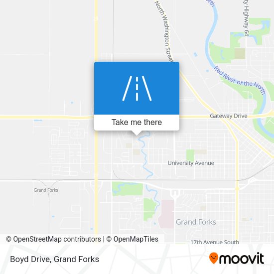 Boyd Drive map