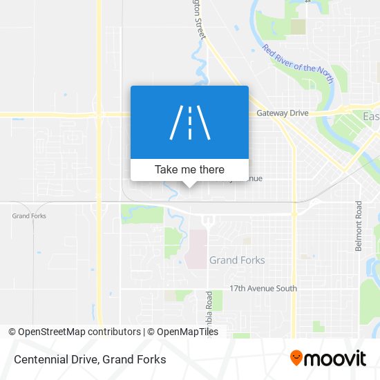 Centennial Drive map