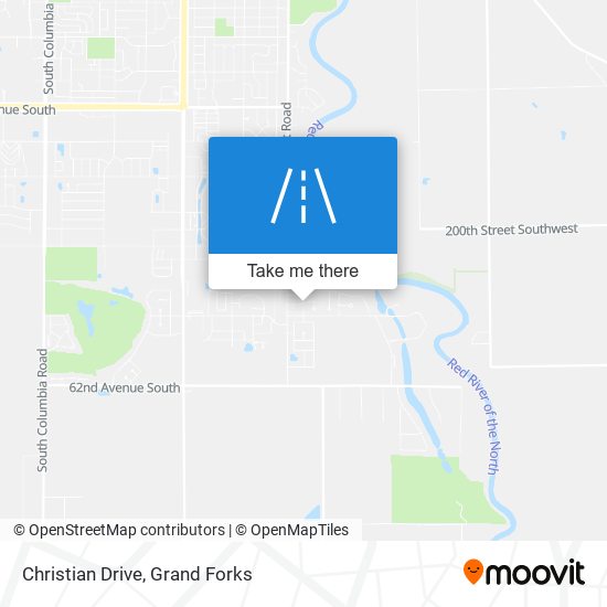 Christian Drive map
