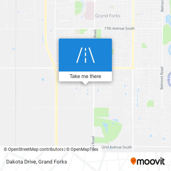 Dakota Drive map