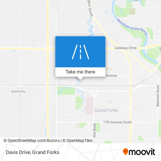 Davis Drive map