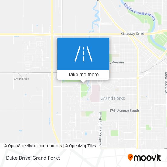 Duke Drive map