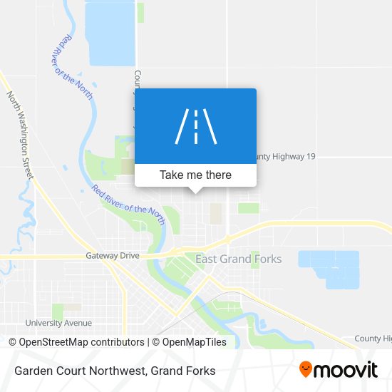 Garden Court Northwest map