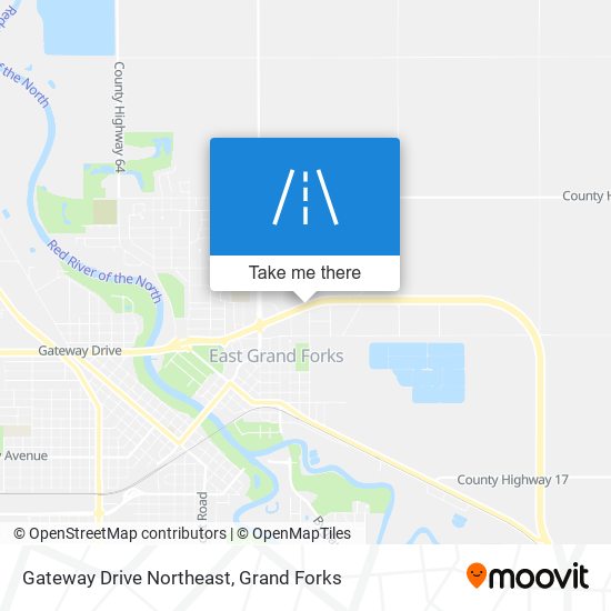 Gateway Drive Northeast map