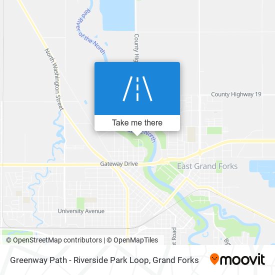 Greenway Path - Riverside Park Loop map