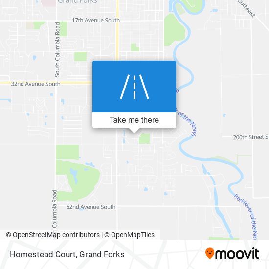 Homestead Court map