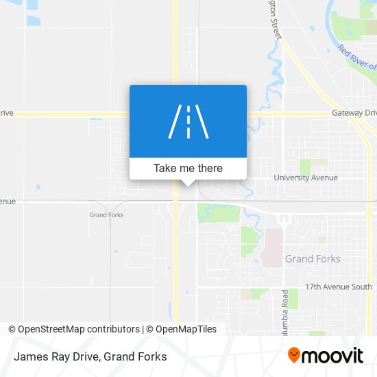 James Ray Drive map