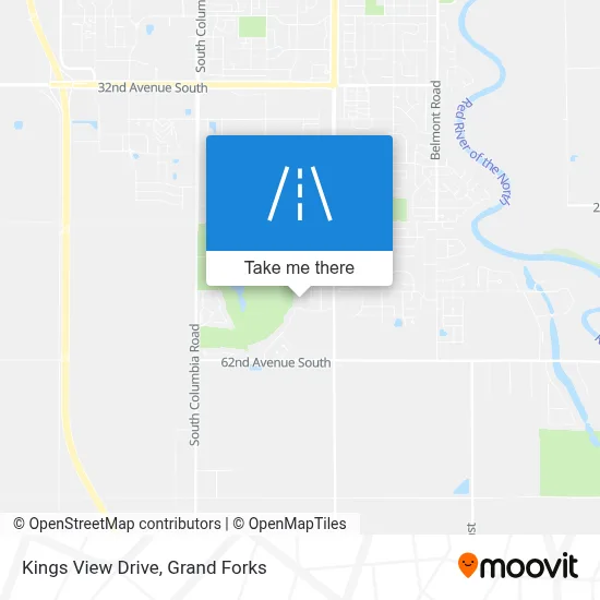 Kings View Drive map