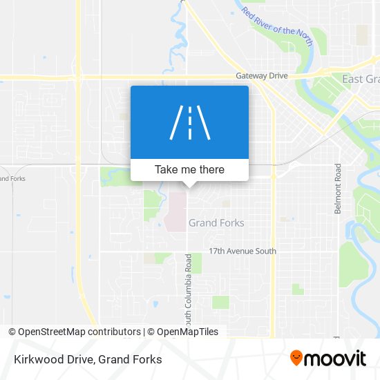 Kirkwood Drive map