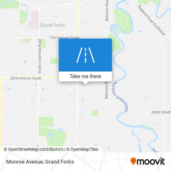 Monroe Avenue map