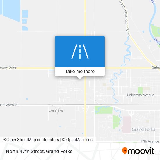 Mapa de North 47th Street
