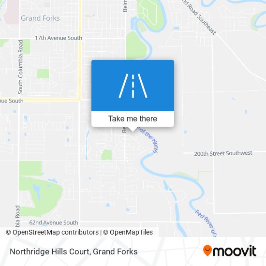 Northridge Hills Court map