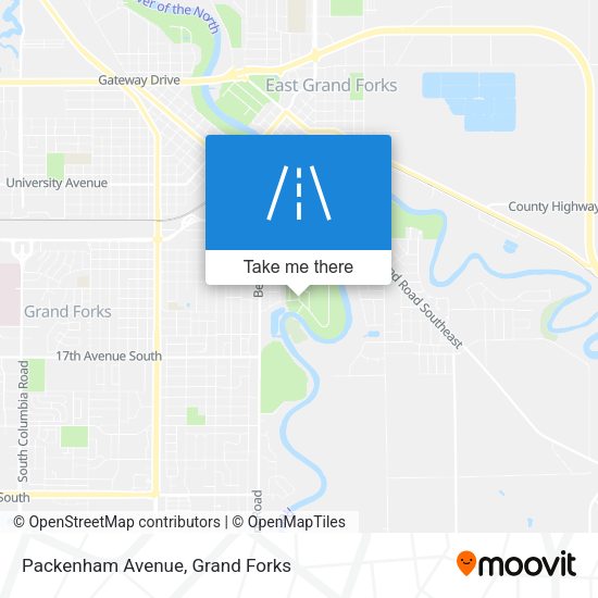 Mapa de Packenham Avenue