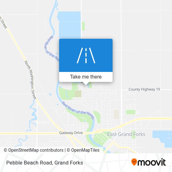 Pebble Beach Road map