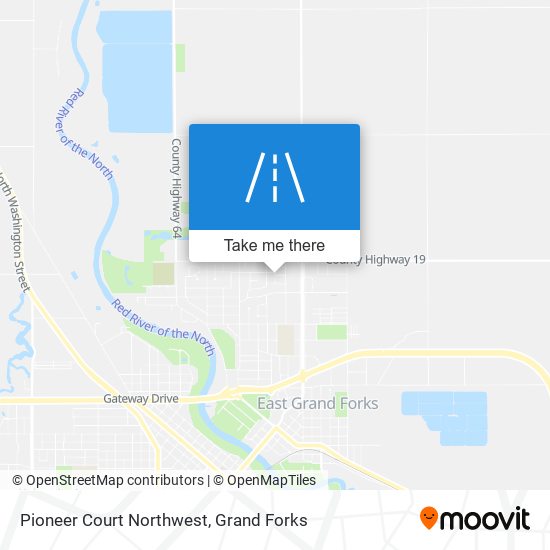 Pioneer Court Northwest map