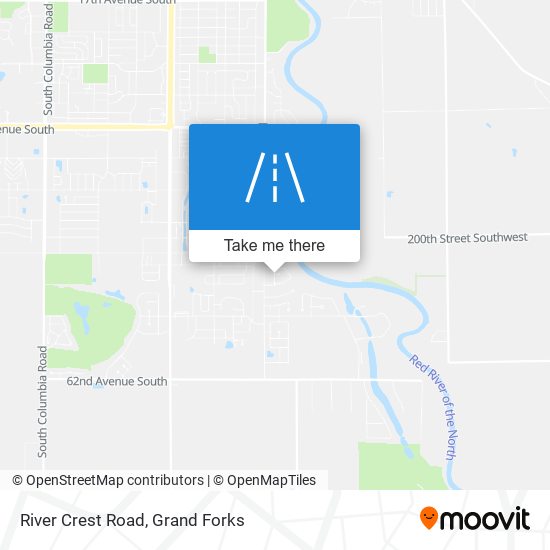 River Crest Road map