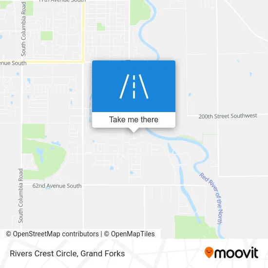 Rivers Crest Circle map