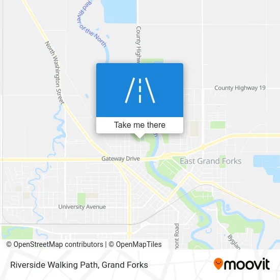 Riverside Walking Path map