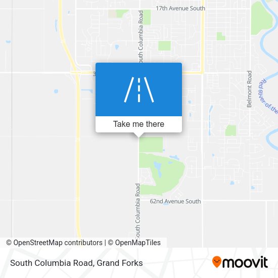 South Columbia Road map