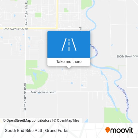 South End Bike Path map
