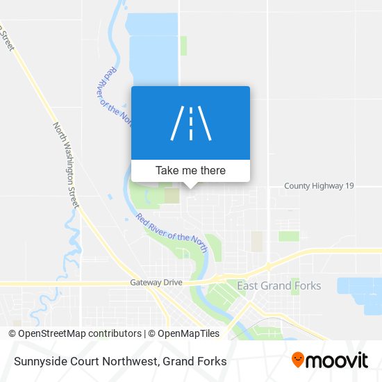 Sunnyside Court Northwest map