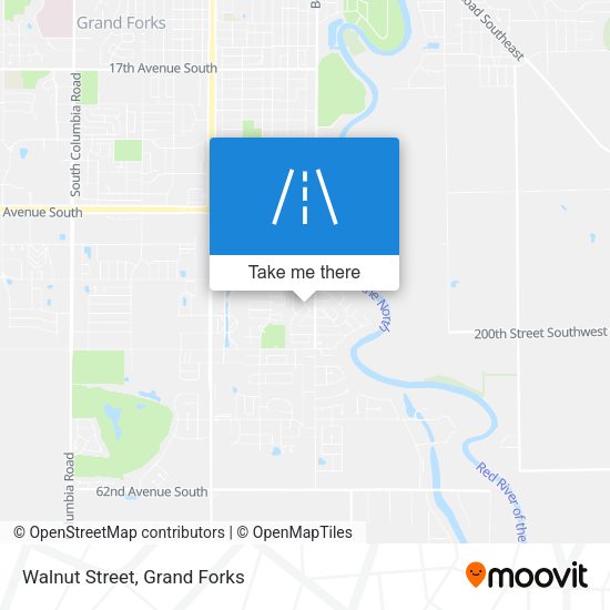 Mapa de Walnut Street