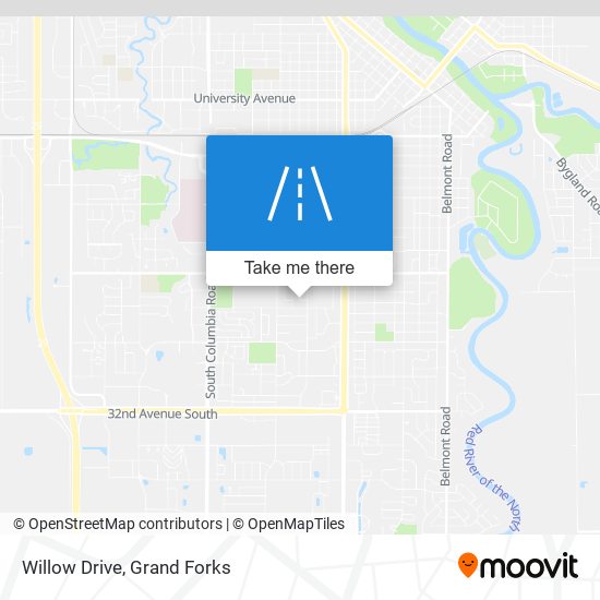 Willow Drive map