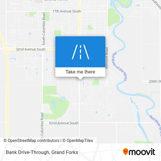 Bank Drive-Through map