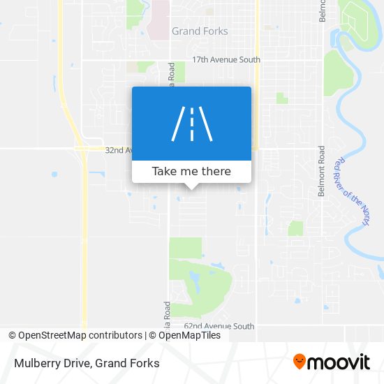 Mulberry Drive map