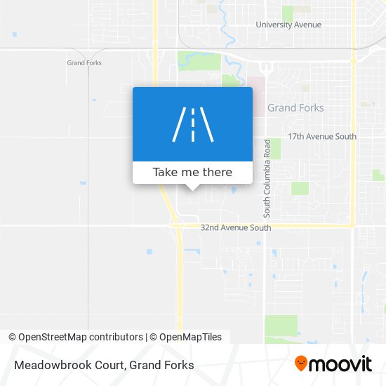Meadowbrook Court map