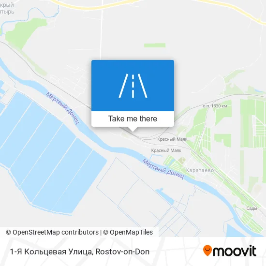 1-Я Кольцевая Улица map
