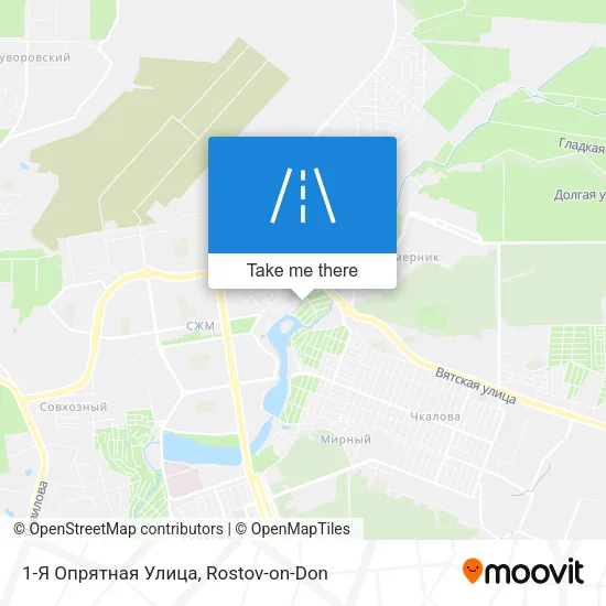 1-Я Опрятная Улица map
